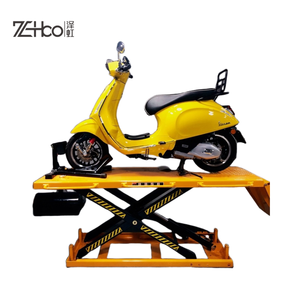 Elevador de tijera neumático Popular ZeHoo, elevador hidráulico de 800kg para motocicletas, adecuado para elevación de automóviles a la venta - Product Image 2