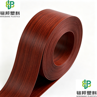 Bande de chant PVC écologique très demandée, motifs personnalisés, finition mate, ruban de chant PVC robuste pour la protection des bords de meubles