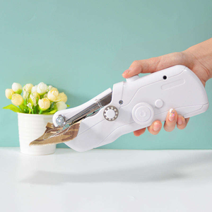 Máquina <span class=keywords><strong>de</strong></span> <span class=keywords><strong>Coser</strong></span> Portátil Mini con Motor, Diseño <span class=keywords><strong>de</strong></span> Cama Plana <span class=keywords><strong>de</strong></span> Una Sola Aguja, Automática, Funciona con Batería, para Uso Doméstico - Product Image 6