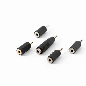Audio Adapter 2.5MM Mono Plug to 3.5MM Mono Jack Male to Female Plug In