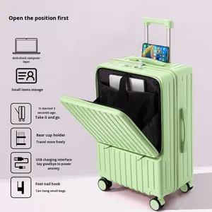 Maleta de Viaje Multifuncional al por Mayor, Plegable, con Portavasos, Gancho, Puerto de Carga USB, Gran Capacidad, Compartimentos en Capas - Product Image 6
