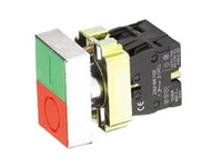 YB2-BL8325 IEHC (XB2-BL8325) 22mm en alliage de zinc bouton poussoir 10A courant maximum 1NO1NC rouge vert voyant lumineux IP40 Protection 220V