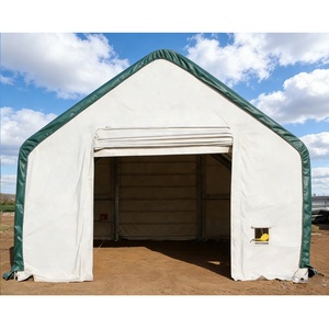 Carpa de Almacenamiento Exterior Impermeable Grande, Carpas de Almacenamiento con Doble Estructura, Refugio de Almacenamiento de PVC, Cobertizo de Almacenamiento Resistente - Product Image 5