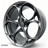 Jantes forgées sur mesure, design trèfle, gris anthracite, 17, 18, 19, 20, 21, 22 pouces, 5x112, 5x114.3, 5x120, 5x127, 5x130 pour BMW, AUDI, Mercedes
