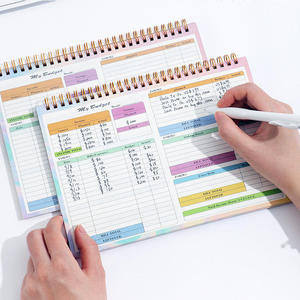 B5 trésorerie planificateur budgétaire <span class=keywords><strong>cahier</strong></span> à bobine étanche décompte quotidien <span class=keywords><strong>de</strong></span> la semaine recettes et débours journal personnalisé - Product Image 5