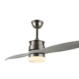 Trang Trí Hai Lưỡi Chiếu Sáng Ưa Thích Quạt Trần Gỗ Làm Mát Không Khí Khách Sạn Biệt Thự Công Nghiệp Led Quạt Trần - Product Image 1