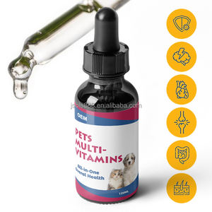 Gouttes liquides multivitaminées pour animaux de compagnie, chats, chiens, vitamines C, <span class=keywords><strong>D</strong></span>, B1, B2, B3, B6, B12, 10 en 1, gouttes multivitaminées - Product Image 2