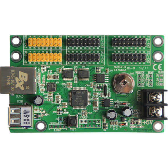 SHENZHENTP BX-5M1 Ethernet and USB Port Single Color LED Signal Controller P10 LED Control Card