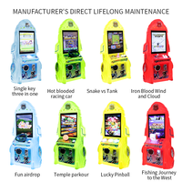Usine de vente en gros petite machine de jeu d'arcade à pièces machine de jeu vidéo multi pour les enfants