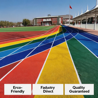 Piste de glisse intérieure standard préfabriquée en caoutchouc synthétique plastique résistant à l'usure pour une atterrissage en douceur et une protection optimale, fabriquée en Chine