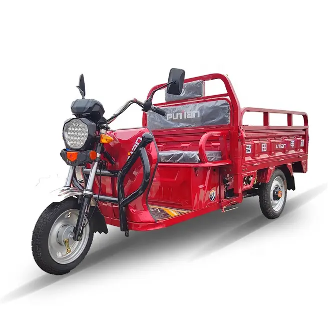 オリジナル14インチ三輪車48V500Wトライクバイク電動ペディキャブ