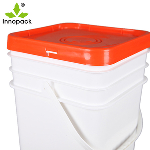 10 L 12 L 15 L 20 L Boîte de rangement carrée en plastique à paroi épaisse - Product Image 5
