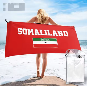 2025 gran oferta productos de verano Bandera de Guinea fútbol deportes Fitness gimnasio toalla piscina Toalla de playa - Product Image 3