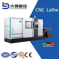 Tour CNC à lit incliné robuste DL DL-25MH, mono-broche, 3 axes, centre de tournage horizontal automatique, commande FANUC, 12 outils