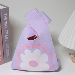 Sac de bonbons de mariage de mode écologique en polyester tricoté à la main <span class=keywords><strong>cadeau</strong></span> promotionnel d'affaires du premier anniversaire des enfants du 100e jour du bébé - Product Image 2