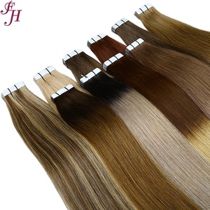 Extensiones de Cabello con Cinta Adhesiva FH Hair Vendor Supply, 50g, Extensiones de Cinta Adhesiva Invisibles con Mechas, Cabello Remy - Product Image 4
