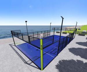 Cancha DE TENIS panorámica para interiores/exteriores, césped sintético duradero con PE PP para deportes o uso en el jardín - Product Image 1