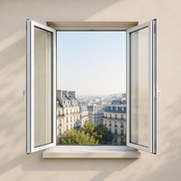 Ventanas Corredizas Personalizadas para Balcón, con Rotura de Puente Térmico, de Aluminio y Vidrio Templado, Horizontales, Resistentes a Huracanes