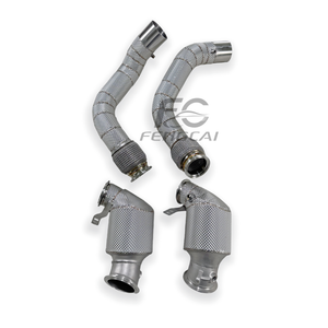 Tuyaux d'échappement sans catalyseur en matériaux forgés pour BMW F90 M5 4.4T Collecteur d'échappement - Product Image 2