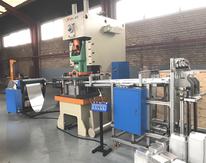 La Última tecnología reduce el costo, contenedor de papel de aluminio automático, línea de producción de bandejas, máquina de fabricación de moldes de perforación - Product Image 4