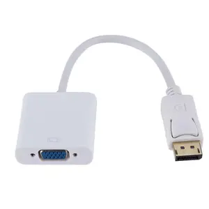 Nhà Máy OEM DisplayPort Để VGA Để DisplayPort Hoạt Động Adapter Dp Để VGA Adapter Mạ Vàng Dp Để VGA Chuyển Đổi