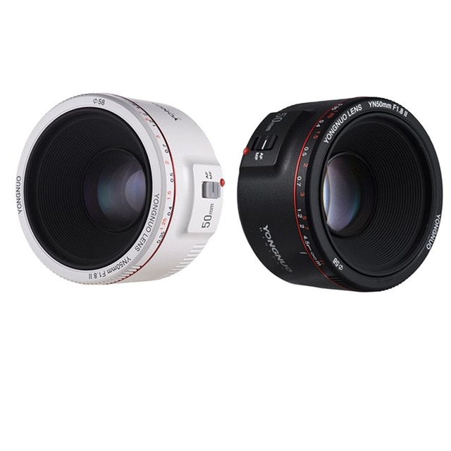 Auto Focus 50mm F1.8II Large Aperture Lens for Canon/Nikon EOS 60D 70D 5D2 DSLR Camera for Dslr Camera Yongnuo