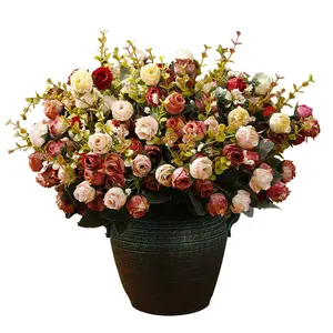 Valentinstag Geschenk Heiße Verkaufs produkte Blumen nach Hause weiße Hochzeits dekorationen Rosen maschinen für künstliche Trocken blumen
