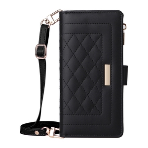 Étui à rabat avec bandoulière et porte-cartes pour iPhone 11/12 Pro/13/14/15 Plus/16 Promax, housse multifonction - Product Image 5