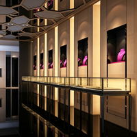 Showroom de bijoux de luxe moderne : Service complet de conception et de construction