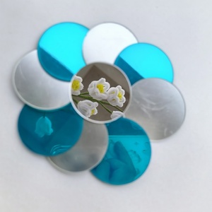 1-6 سميكة الجدار الديكور مرآة الاكريليك الكسر البلاستيك روز الذهب الفضة مربع مرآة 1220x2440mm - Product Image 5