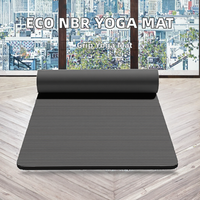 Tapis de yoga haut de gamme avec surface en daim, excellente absorption de la transpiration, dos en caoutchouc naturel de 6 mm, expérience moelleuse et premium