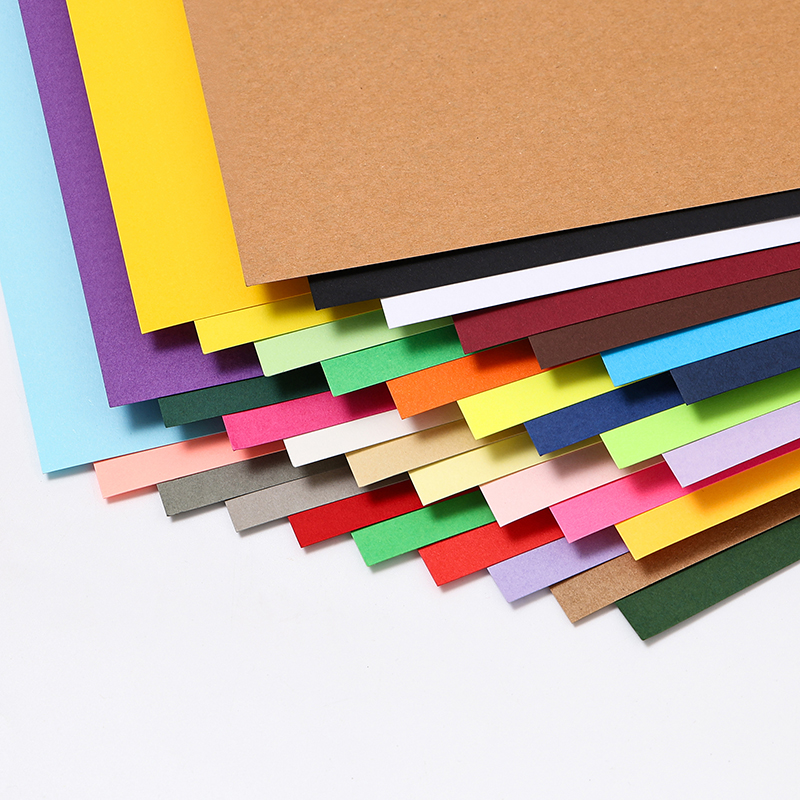 Factory Direct 50-Color 180gsm Double-Sided Coating Eco-Friendly Recyclable Cardstock Custom Sizes Bulk Supply Paper Paperboards