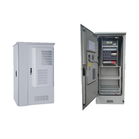 Gabinete Exterior Personalizado W-TEL Telecom, Caja de Control Exterior de Acero Inoxidable NEMA, 16U 18U 22U 27U, IP67, Impermeable y a Prueba de Polvo