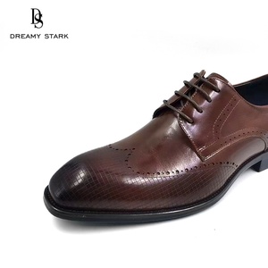 High-quality Brown Brushing Leather Men <b>Dress</b> Shoes Loafers Manufacture Made of Genuine Leather - Product Image 6
