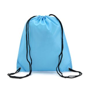 Custom Promotional Drawstring Bag Cheap Polyester Draw String Sports Bag