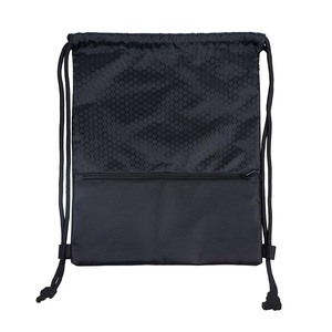 Wholesale Custom Logo Sports Nylon Shopping <b>Drawstring</b> <b>Bag</b> Eco Friendly Polyester <b>Drawstring</b> Backpacks for Outdoor Gym Fitness - Product Image 3