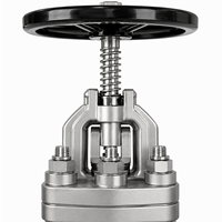 Vanne à opercule industrielle à bride en acier CF8M Classe 150 LUOKEFM Z41H-150LB à opercule métallique, pour eau douce, -29~425, garantie 1 an