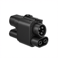 Neuer Amerikanischer Standard zu Europäischem Standard Schnellladung 200kW 200A DC CCS2 zu CCS1 Adapter Stecker EV-Anschluss