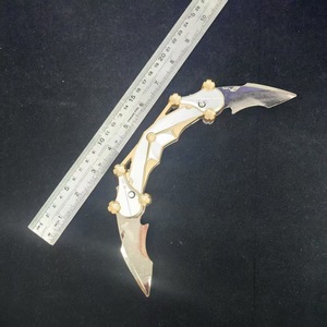 <span class=keywords><strong>Cuchillo</strong></span> de Supervivencia Táctico Plegable de Bolsillo de Acero Inoxidable de Alta Calidad con Grabado Láser OEM Personalizable 2 Hojas - Product Image 5