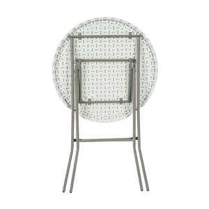 Bán buôn hiện đại ngoài trời HDPE thanh thép Chiều cao gấp Cocktail bảng xách tay cao ghế cho thanh bảng bán - Product Image 5