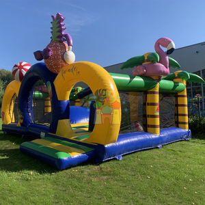 Trẻ em bên ngoài trời nhảy nhà bị trả lại <span class=keywords><strong>Inflatable</strong></span> mùa hè Thiên Đường bouncy lâu đài hupfburg <span class=keywords><strong>Combo</strong></span> - Product Image 2