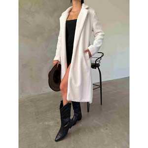 เสื้อโค้ทเครปแบบกระดุมแถวเดียว ไซส์ XS  เสื้อเบลเซอร์แบบกลับด้านได้  จีบระบาย  ประดับเลื่อม  ผ้าไนลอนพิมพ์ลาย  กันน้ำ  ระบายอากาศได้ดี  สำหรับฤดูร้อน ฤดูใบไม้ร่วง ฤดูหนาว - Product Image 3