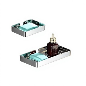 <span class=keywords><strong>Support</strong></span> mural carré en acier inoxydable 304 pour savon, rangement salle de bain/<span class=keywords><strong>WC</strong></span>/douche, Chine - Product Image 5