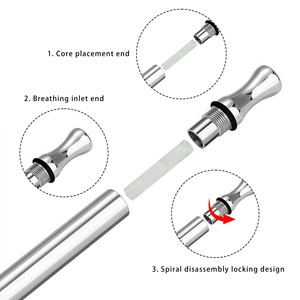 Vice Breaker ha smesso di fumare in acciaio inossidabile sigarette a base di erbe Popper agrumi inalatore per alleviare la rabbia collana per <span class=keywords><strong>adulti</strong></span> - Product Image 3