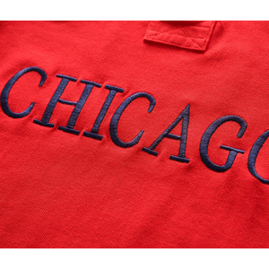 T-shirt à col roulé pour homme en coton 220 g/m² de haute qualité, brodé sur mesure, bleu marine, coupe ample et confortable, ATREIDES, écologique, séchage rapide - Product Image 6