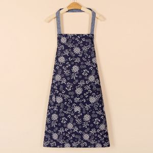 Delantal de Lona Estilo Étnico con Estampado Floral Retro, Resistente al Aceite, para Cocina, Unisex, con Correa Ajustable para el Cuello - Product Image 2