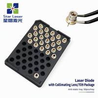 Diode laser verte NICHIA NDG525-1.8W 525nm 1.8W avec lentille collimateur, boîtier TO9, 5.5V, 0-50°C, pour application aéroportuaire (repoussage d'oiseaux)