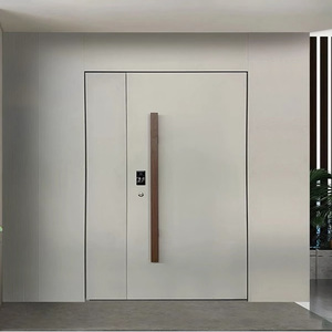 Puerta impermeable de aluminio fundido Estilo de diseño francés Estilo abierto-Pivote con polímero de acero de madera maciza-Durable y <span class=keywords><strong>elegante</strong></span> - Product Image 5