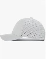 Bordado personalizado impresión logo sombreros corte láser agujero impermeable y secado rápido béisbol deportes relajado papá gorras de baloncesto