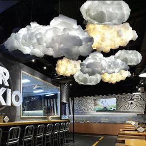 Современная хлопковая светодиодная подвеска в форме плавающего облака, креативный художественный дизайн для ресторана, гостиной, подвесные светильники - Product Image 1